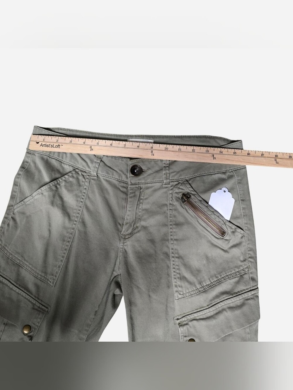 Jolt Olive Green Cargo Jogger Pants Sz 11 - Picture 3 of 8